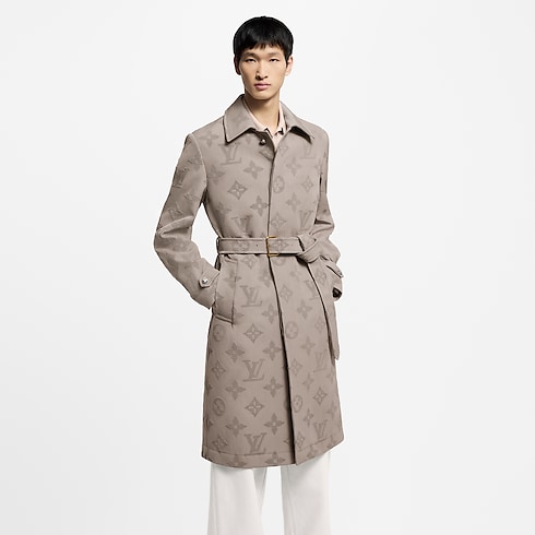 Imperméable dandy brodé Monogram Homme Prêt-à-porter Manteaux et blousons | LOUIS VUITTON (Zoom produit)
