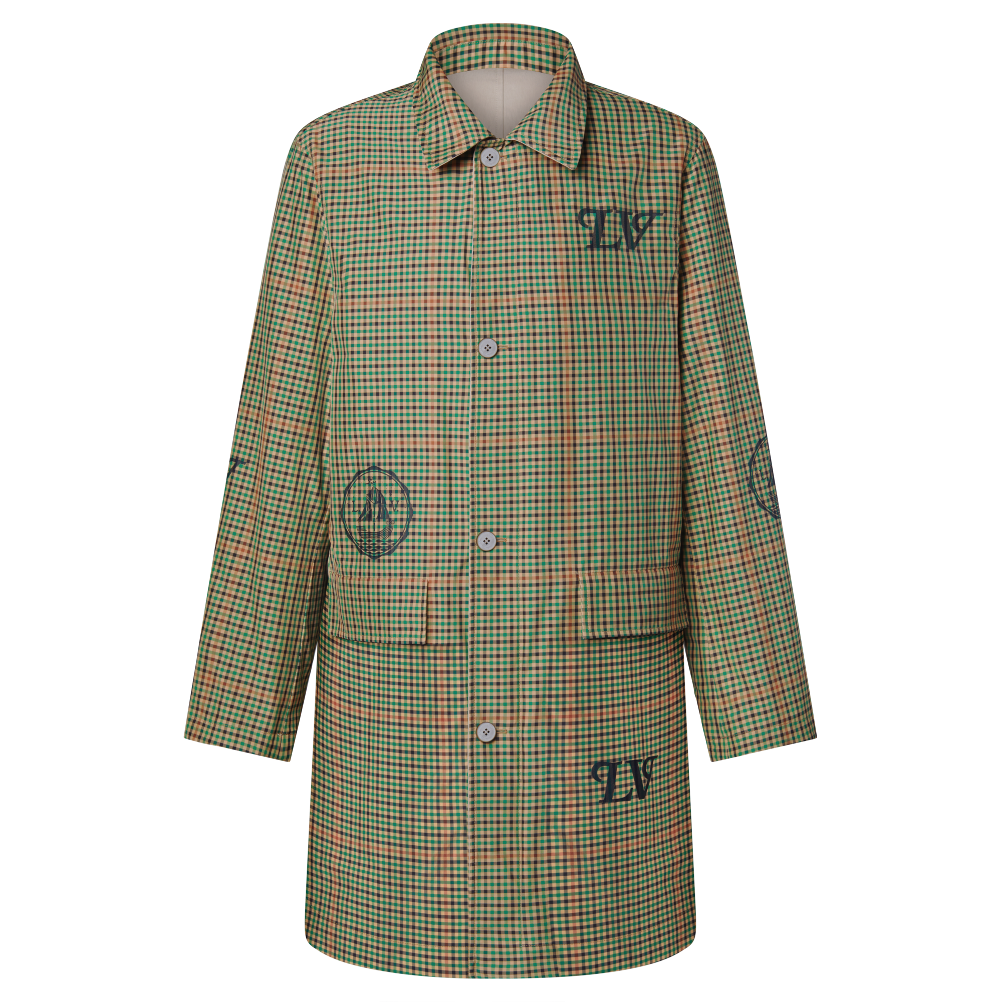 Imperméable graphique réversible  Homme Prêt-à-porter Manteaux et blousons | LOUIS VUITTON (Zoom produit)