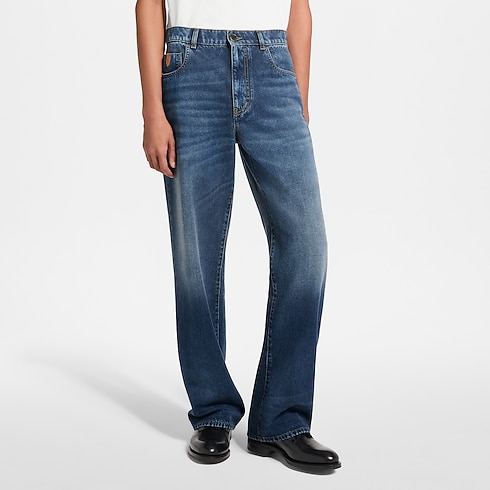 Jean en coton et cachemire Homme Prêt-à-porter Tout le prêt-à-porter | LOUIS VUITTON (Zoom produit)