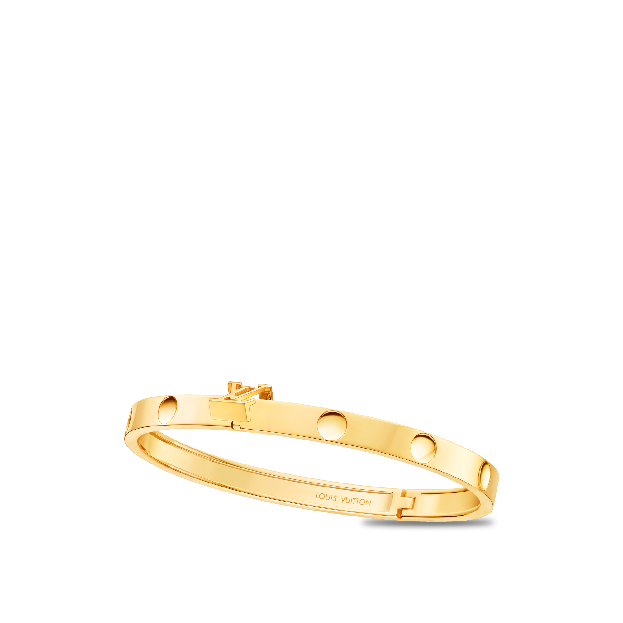 Jonc Empreinte medium, or jaune  Les Extraordinaires Joaillerie Bracelets | LOUIS VUITTON (Zoom produit)