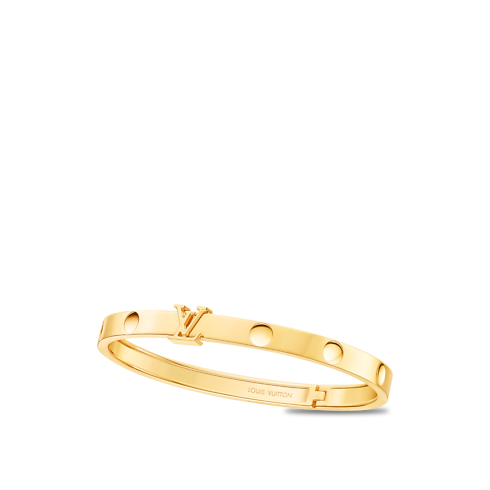 Jonc Empreinte medium, or jaune Les Extraordinaires Joaillerie Bracelets | LOUIS VUITTON (Zoom produit)