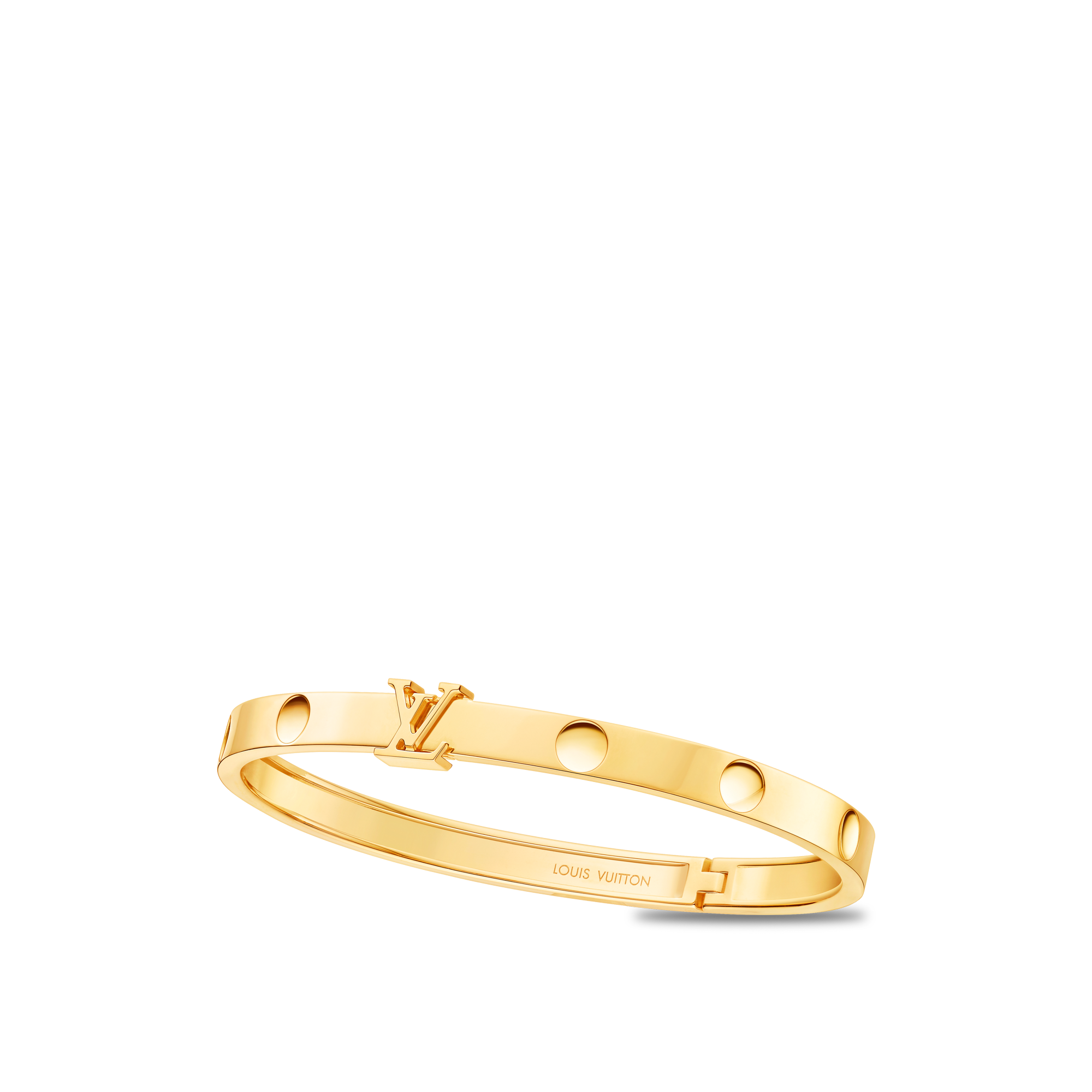 Jonc Empreinte medium, or jaune  Les Extraordinaires Joaillerie Bracelets | LOUIS VUITTON (Zoom produit)