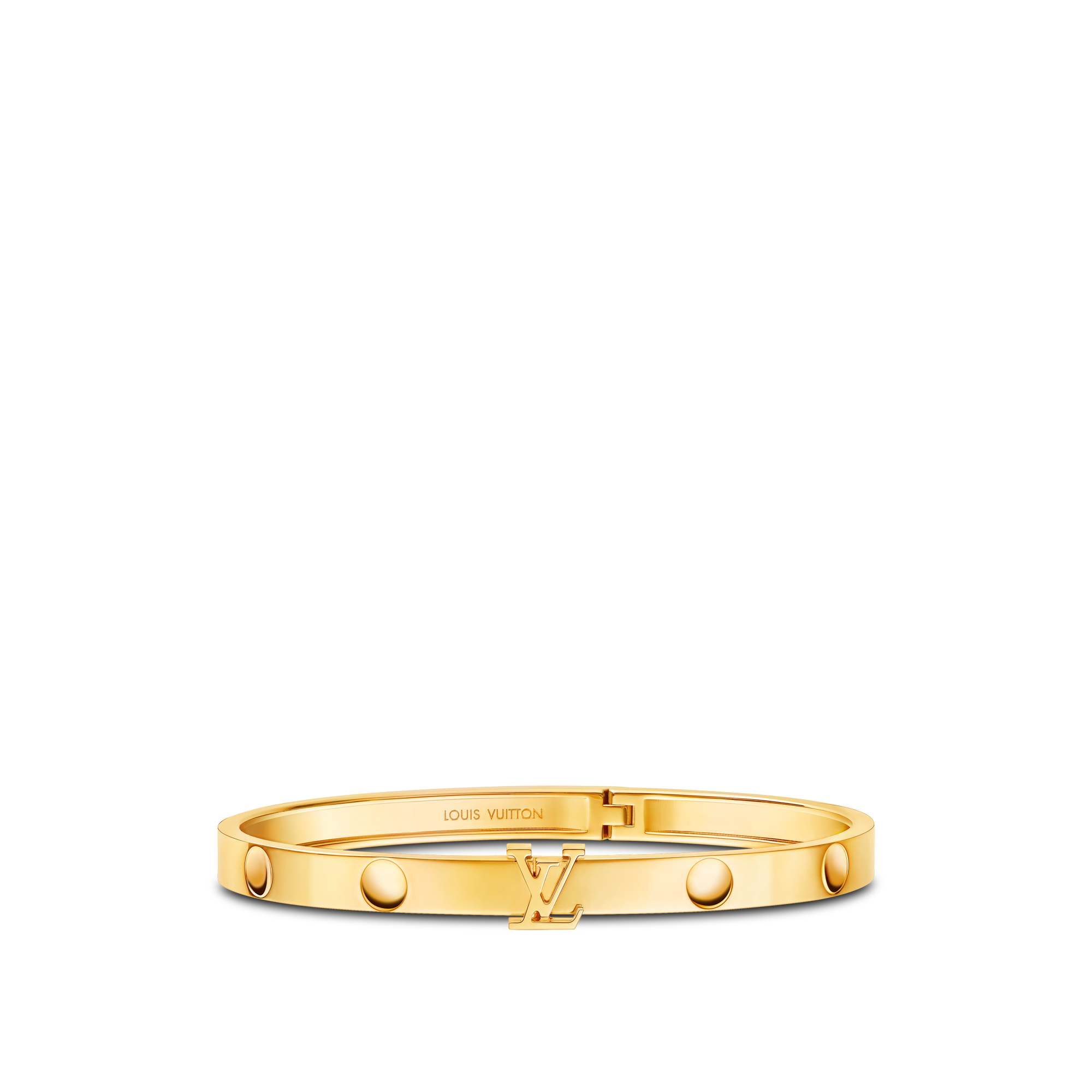 Jonc Empreinte medium, or jaune  Les Extraordinaires Joaillerie Bracelets | LOUIS VUITTON (Zoom produit)