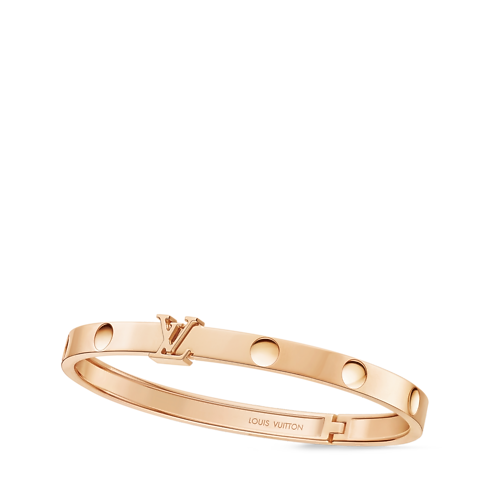 Jonc Empreinte medium, or rose Les Extraordinaires Joaillerie Bracelets | LOUIS VUITTON (Zoom produit)