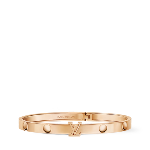 Jonc Empreinte medium, or rose Les Extraordinaires Joaillerie Bracelets | LOUIS VUITTON (Zoom produit)