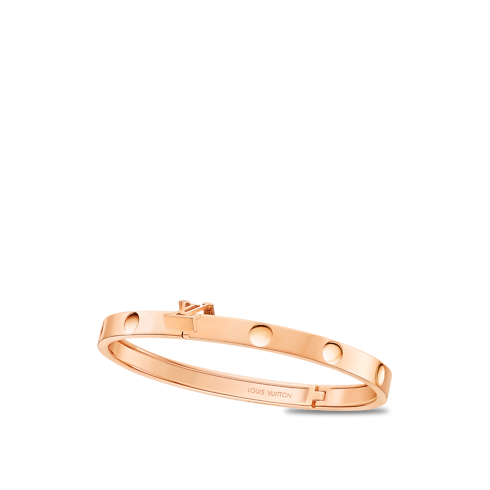 Jonc Empreinte medium, or rose Les Extraordinaires Joaillerie Bracelets | LOUIS VUITTON (Zoom produit)