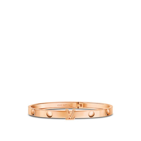 Jonc Empreinte medium, or rose Les Extraordinaires Joaillerie Bracelets | LOUIS VUITTON (Zoom produit)