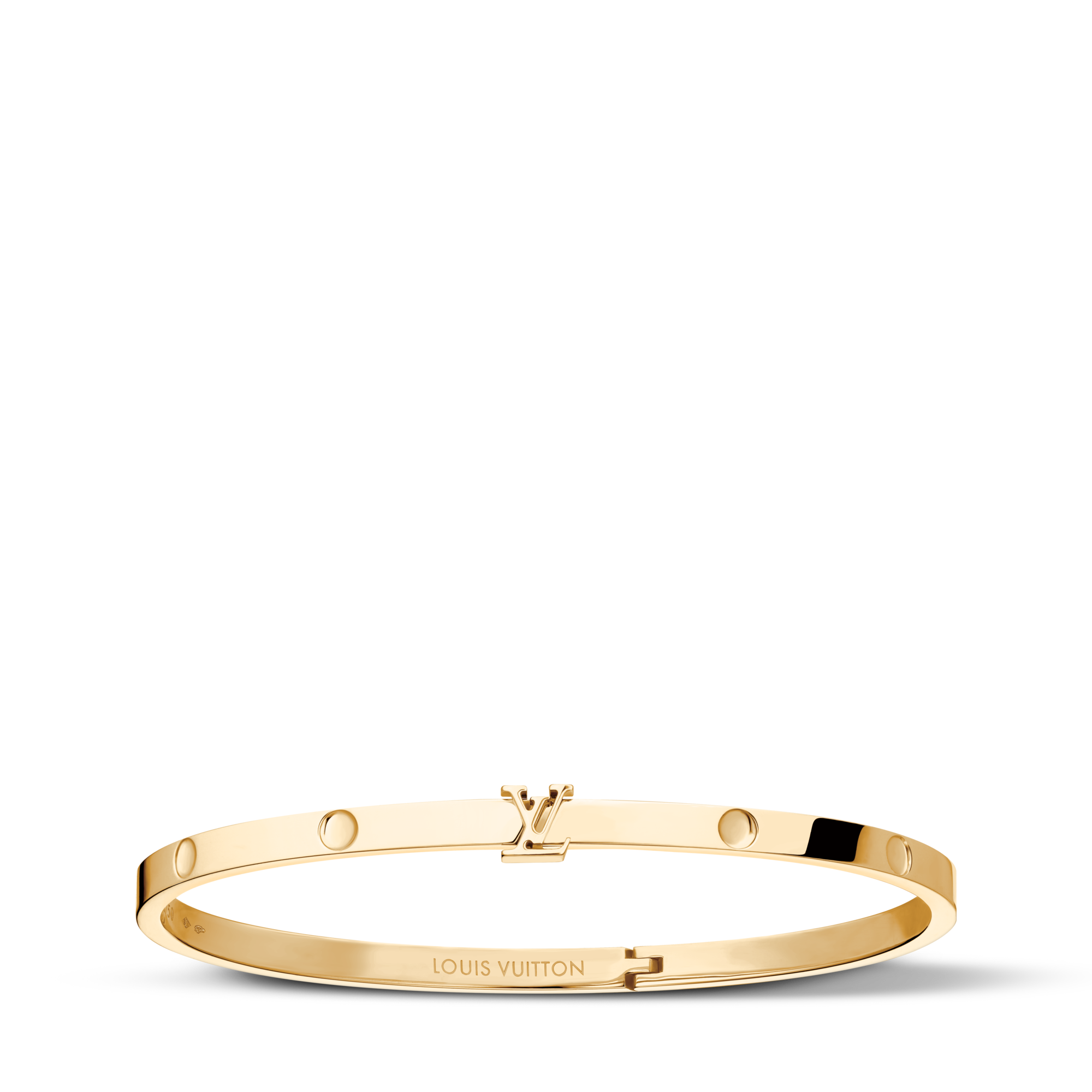 Jonc fin Empreinte, or jaune  Joaillerie Catégories Bracelets | LOUIS VUITTON (Zoom produit)