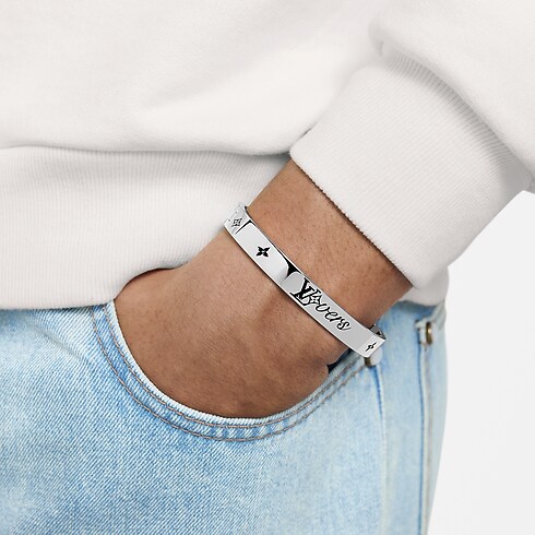 Jonc LV Vers S00 Homme Bijoux Bracelets | LOUIS VUITTON (Zoom produit)