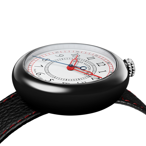 Louis Vuitton Monterey, automatique, 37mm, céramique et acier Montres Toutes les montres } | LOUIS VUITTON (Zoom produit)