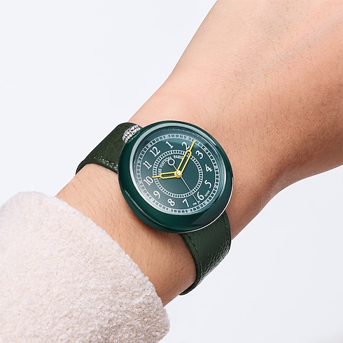 Louis Vuitton Monterey, automatique, 37mm, céramique et acier Montres Toutes les montres } | LOUIS VUITTON (Zoom produit)