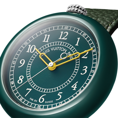 Louis Vuitton Monterey, automatique, 37mm, céramique et acier Montres Toutes les montres } | LOUIS VUITTON (Zoom produit)