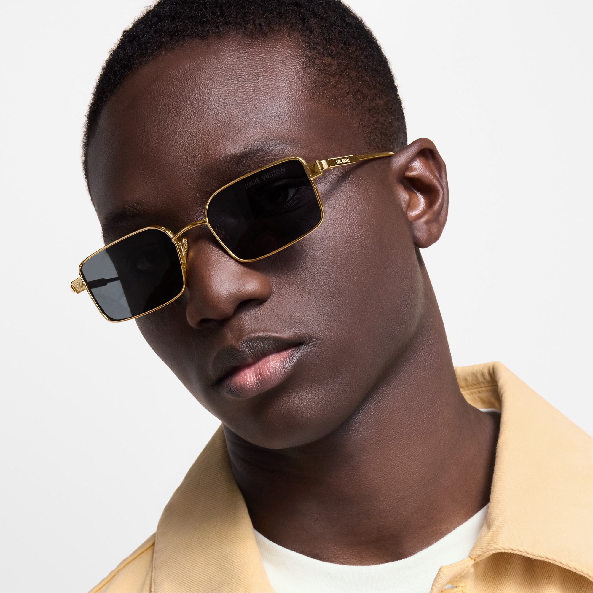 Lunettes de soleil basses carrées LV Pure S00 Homme Accessoires Lunettes de soleil | LOUIS VUITTON (Zoom produit)