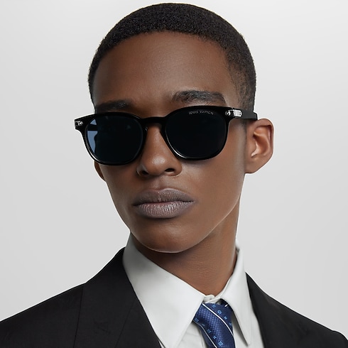 Lunettes de soleil carrées arrondies LV Signature S00 Homme Accessoires Lunettes | LOUIS VUITTON (Zoom produit)