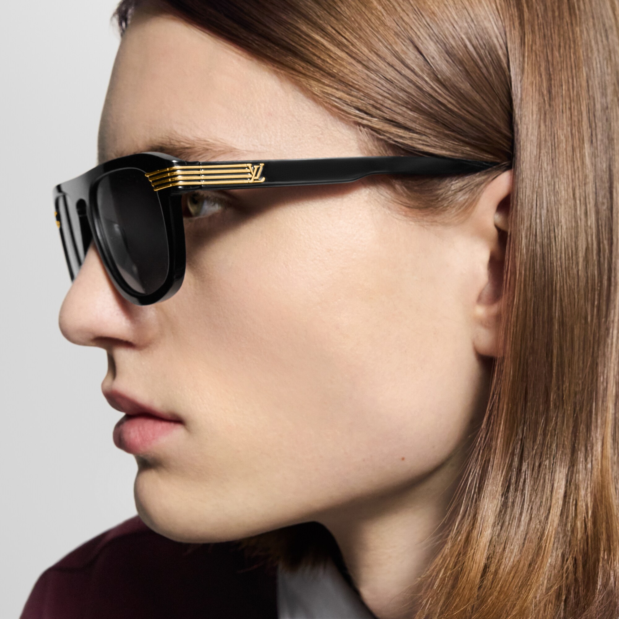 Lunettes de soleil carrées arrondies LV Slide S00 Homme Accessoires Lunettes de soleil | LOUIS VUITTON (Zoom produit)