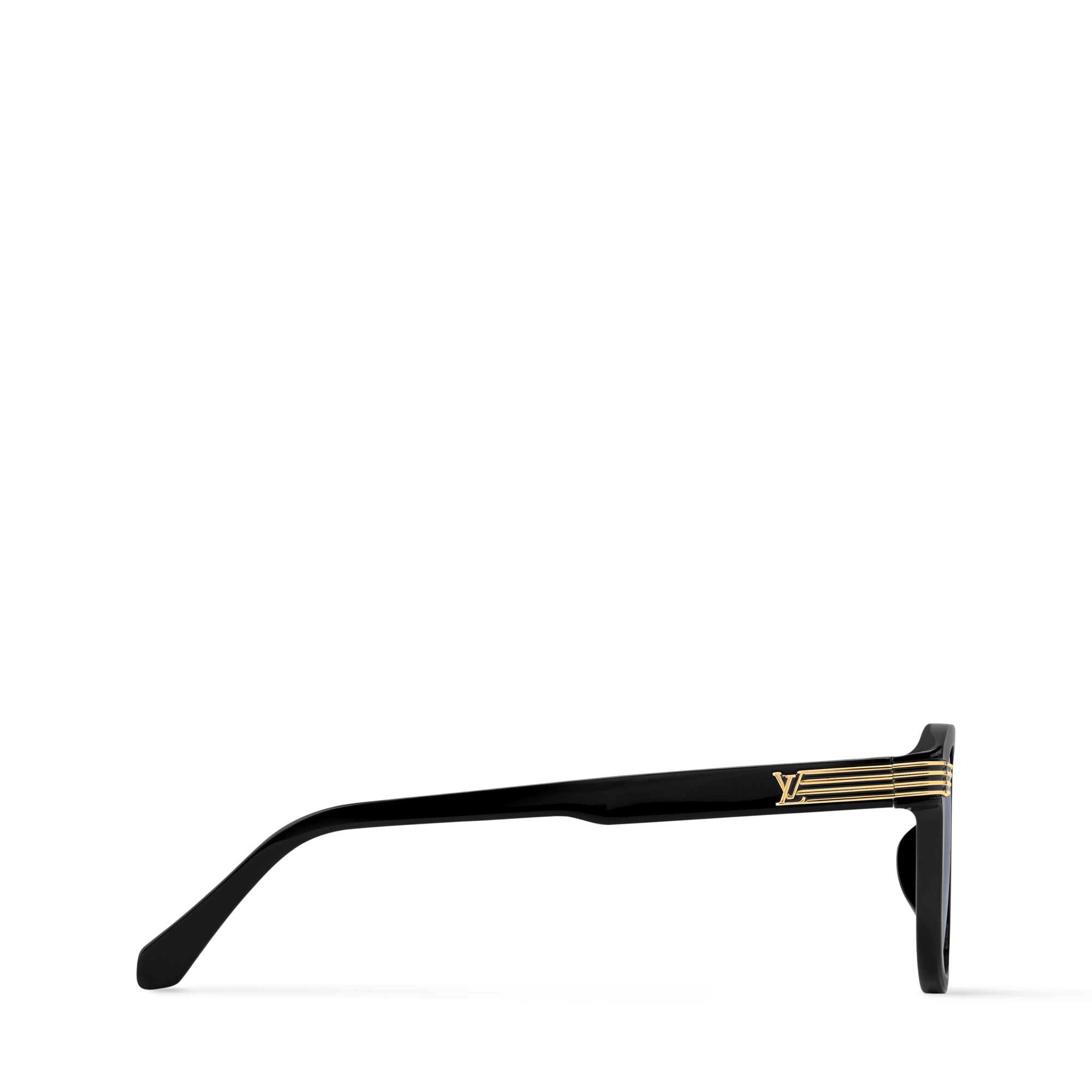 Lunettes de soleil carrées arrondies LV Slide S00 Homme Accessoires Lunettes de soleil | LOUIS VUITTON (Zoom produit)