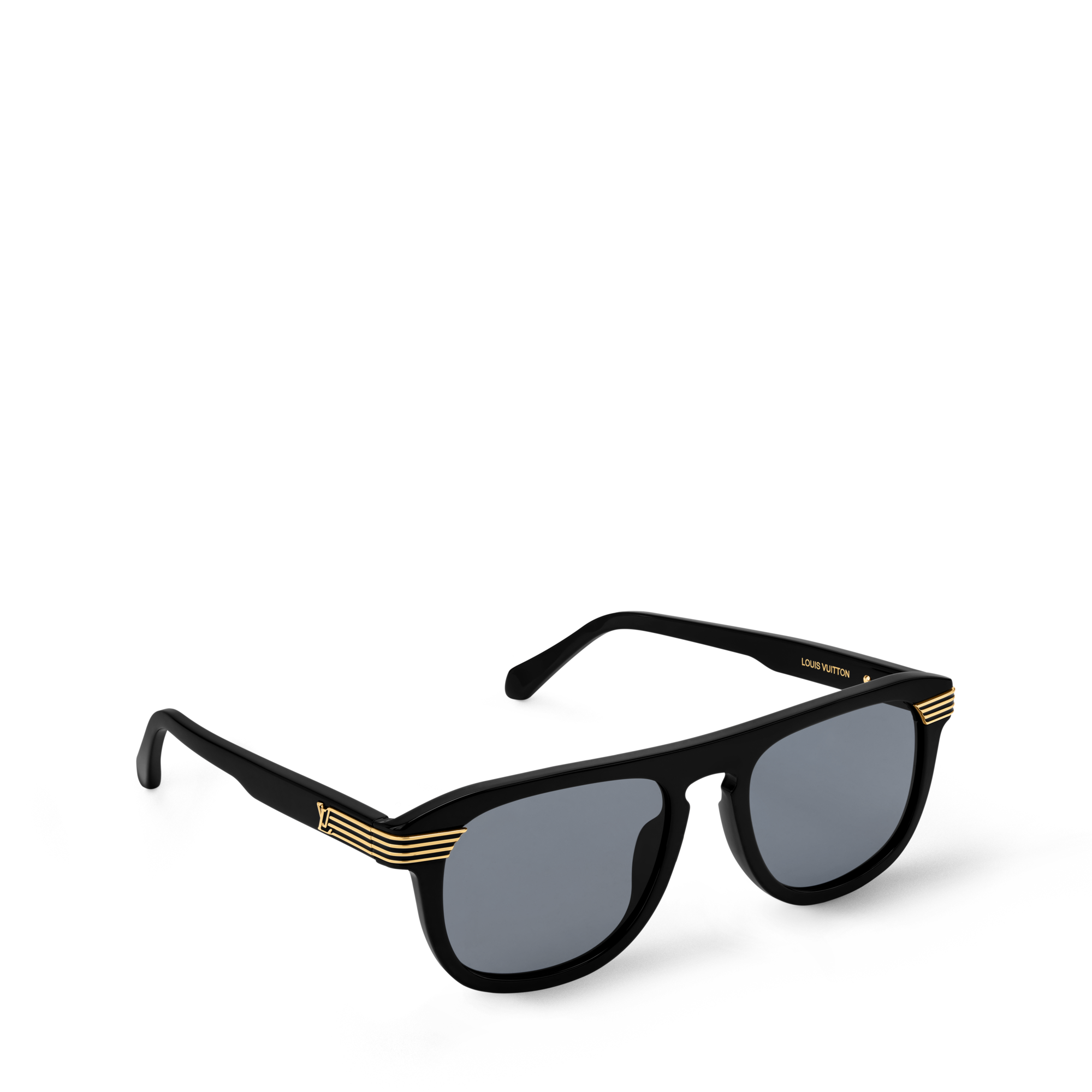 Lunettes de soleil carrées arrondies LV Slide S00 Homme Accessoires Lunettes de soleil | LOUIS VUITTON (Zoom produit)