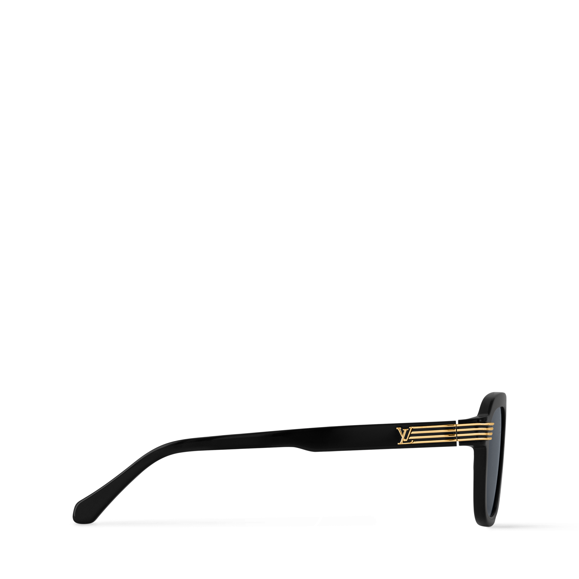 Lunettes de soleil carrées arrondies LV Slide S00 Homme Accessoires Lunettes de soleil | LOUIS VUITTON (Zoom produit)