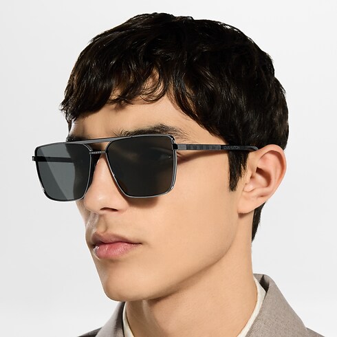 Lunettes de soleil carrées LV Attitude S00 Homme Accessoires Lunettes | LOUIS VUITTON (Zoom produit)