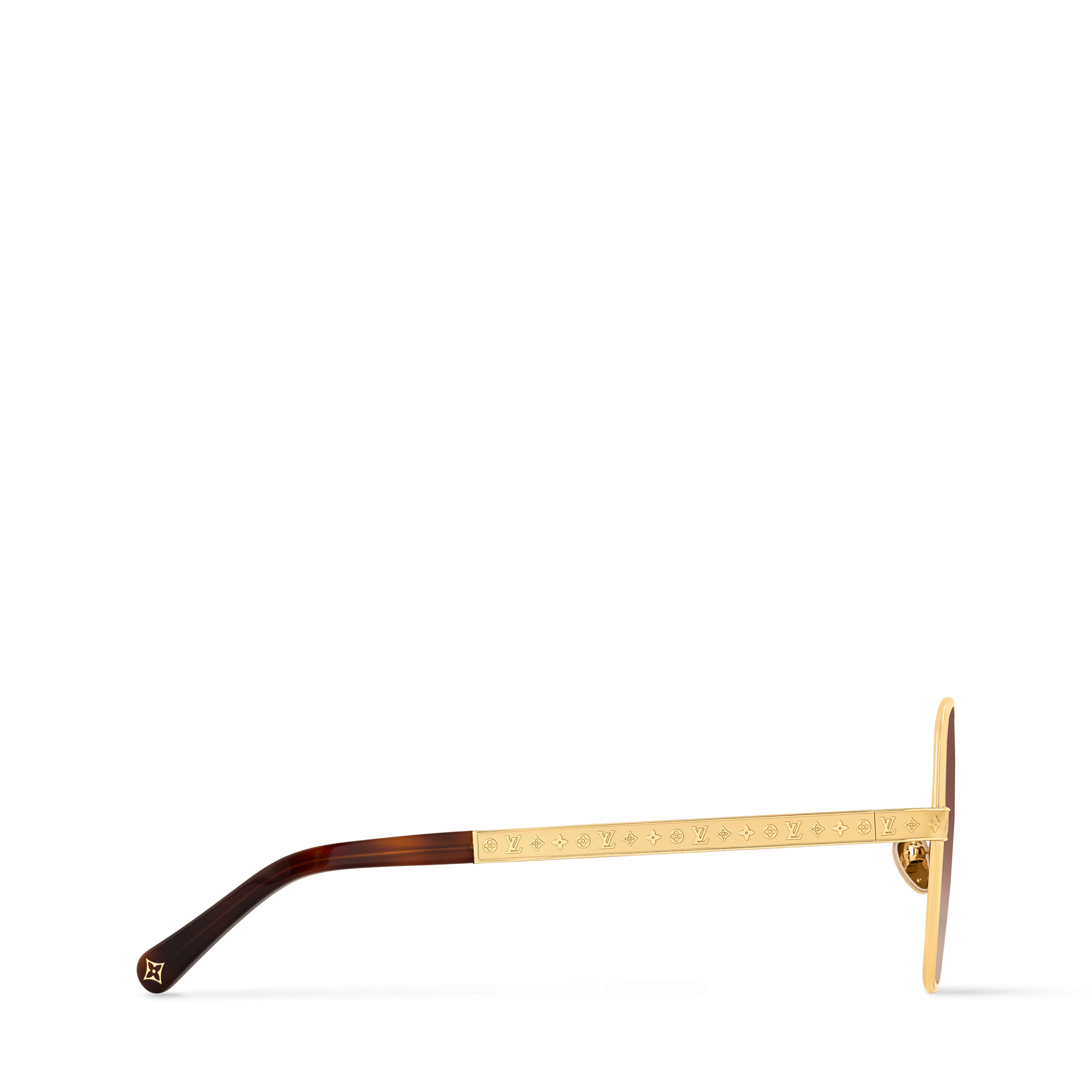 Lunettes Vintage Harbour - Monture Carrée Or & Marron - NOS (Neuf Sans étiquette)