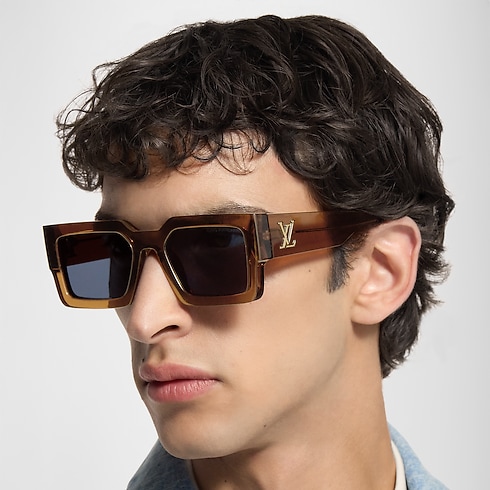 Lunettes de soleil carrées LV Clash S00 Homme Accessoires Lunettes de soleil | LOUIS VUITTON (Zoom produit)