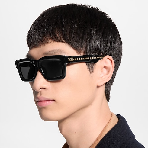 Lunettes de soleil carrées LV Journey S00 Homme Accessoires Lunettes | LOUIS VUITTON (Zoom produit)