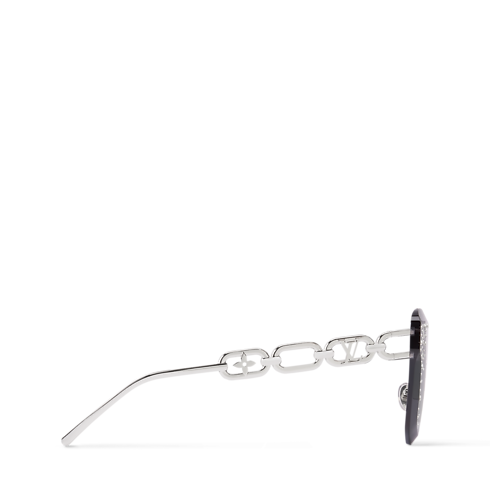 Lunettes de soleil LV Jewel Frosted S00 Femme Accessoires Lunettes | LOUIS VUITTON (Zoom produit)