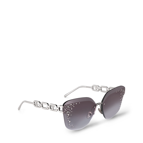Lunettes de soleil LV Jewel Frosted S00 Femme Accessoires Lunettes | LOUIS VUITTON (Zoom produit)