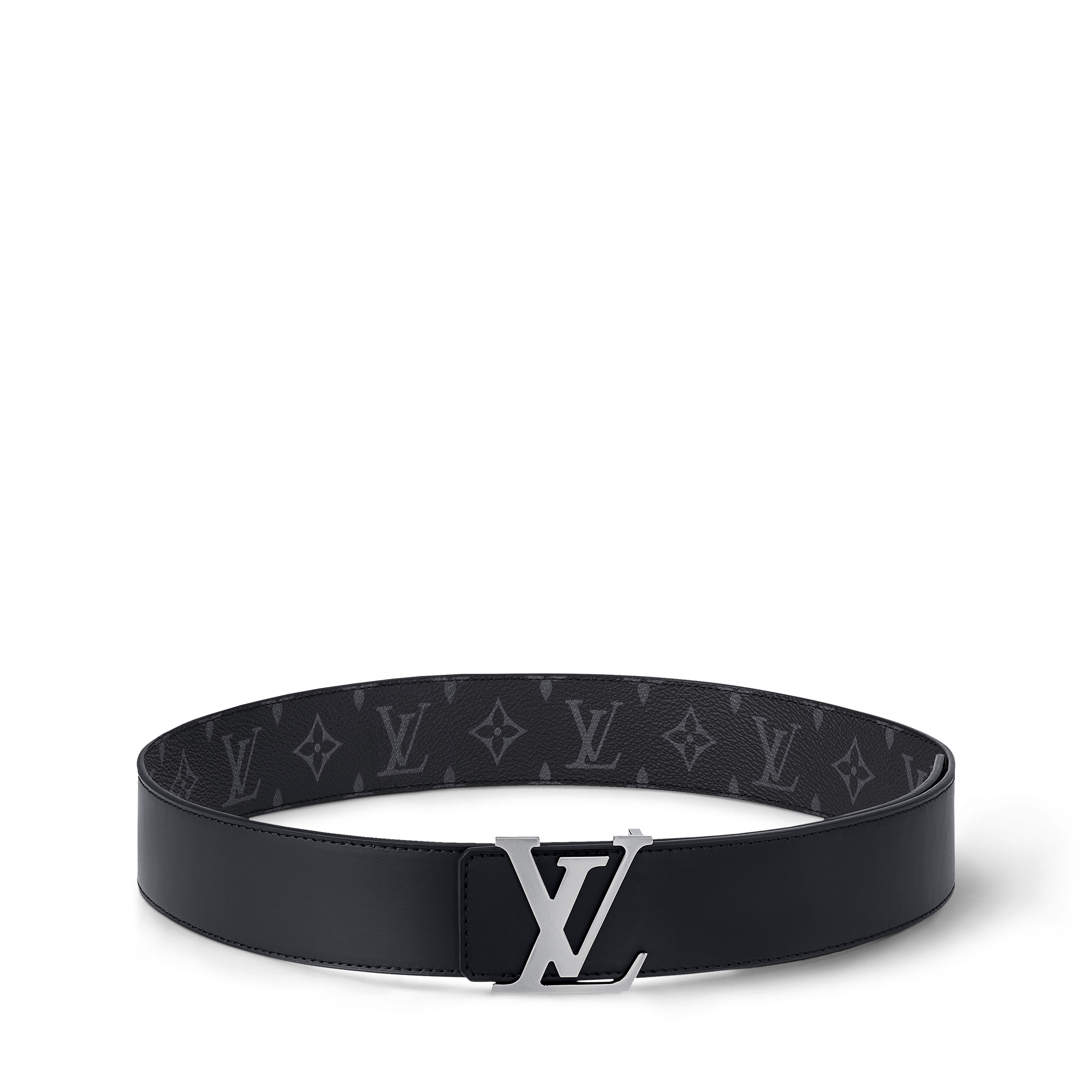LV Initiales 40MM Reversible Toile Monogram Éclipse Homme Accessoires Ceintures | LOUIS VUITTON (Zoom produit)