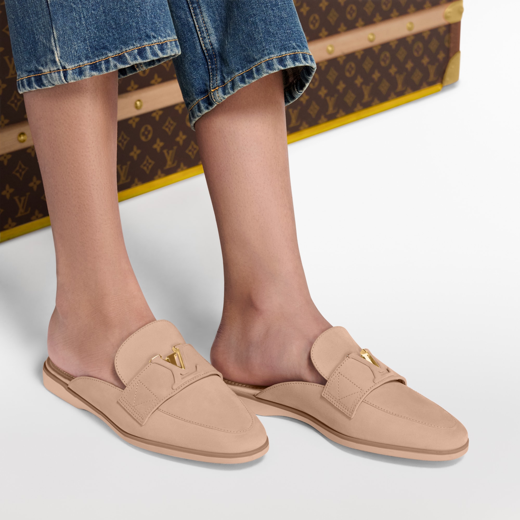 LV Mare Flex Open Back Loafer  Femme Souliers Mocassins et ballerines | LOUIS VUITTON (Zoom produit)