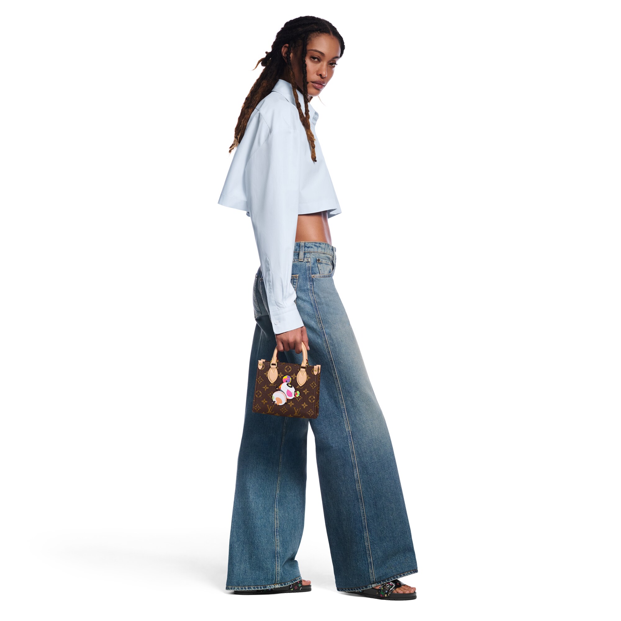 LV x TM - Mule plate confort Bom Dia  Femme Souliers Mules | LOUIS VUITTON (Zoom produit)