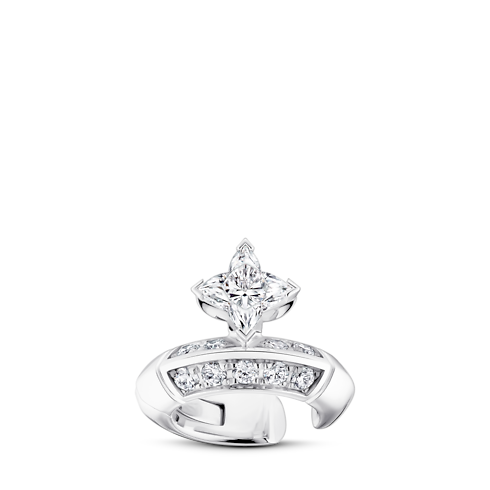 Double bague LV Diamonds, taille brillant rond Les Extraordinaires Joaillerie Haute joaillerie | LOUIS VUITTON