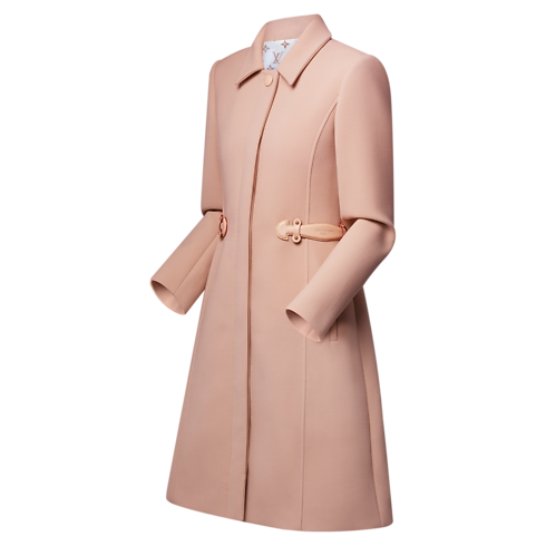 Manteau à détail ceinture Femme Prêt-à-porter Manteaux et vestes | LOUIS VUITTON (Zoom produit)