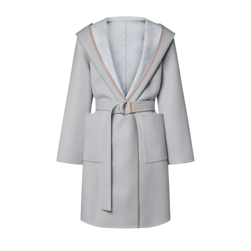 Manteau croisé à capuche Femme Prêt-à-porter Manteaux et vestes | LOUIS VUITTON (Zoom produit)