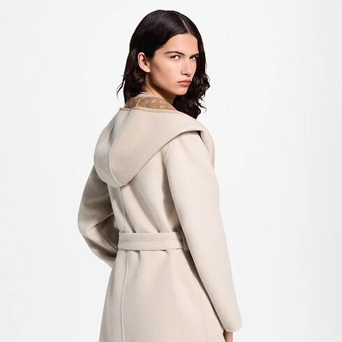 Manteau croisé réversible à capuche Femme Prêt-à-porter Manteaux et vestes | LOUIS VUITTON (Zoom produit)