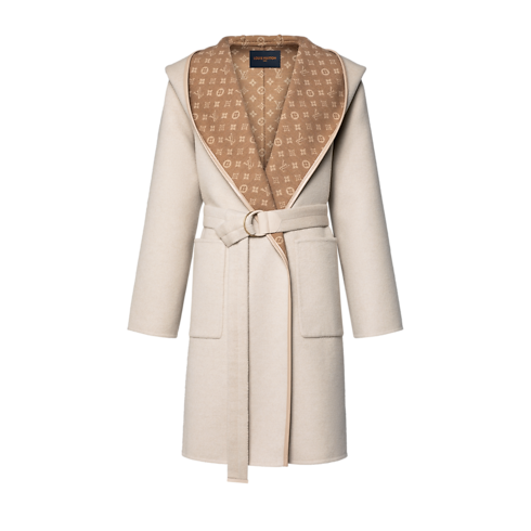 Manteau croisé réversible à capuche Femme Prêt-à-porter Manteaux et vestes | LOUIS VUITTON (Zoom produit)