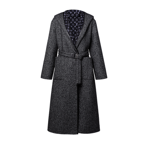 Manteau croisé réversible à capuche Femme Prêt-à-porter Manteaux et vestes | LOUIS VUITTON (Zoom produit)