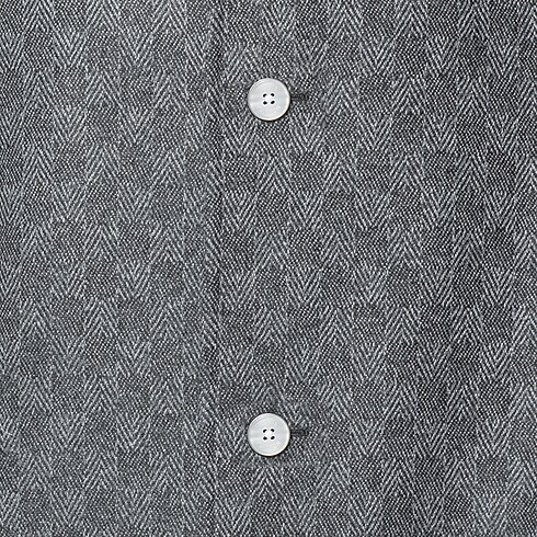 Manteau Damier en laine Homme Nouveautés Homme } | LOUIS VUITTON (Zoom produit)