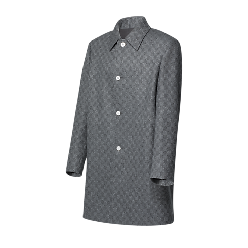 Manteau Damier en laine Homme Nouveautés Homme } | LOUIS VUITTON (Zoom produit)