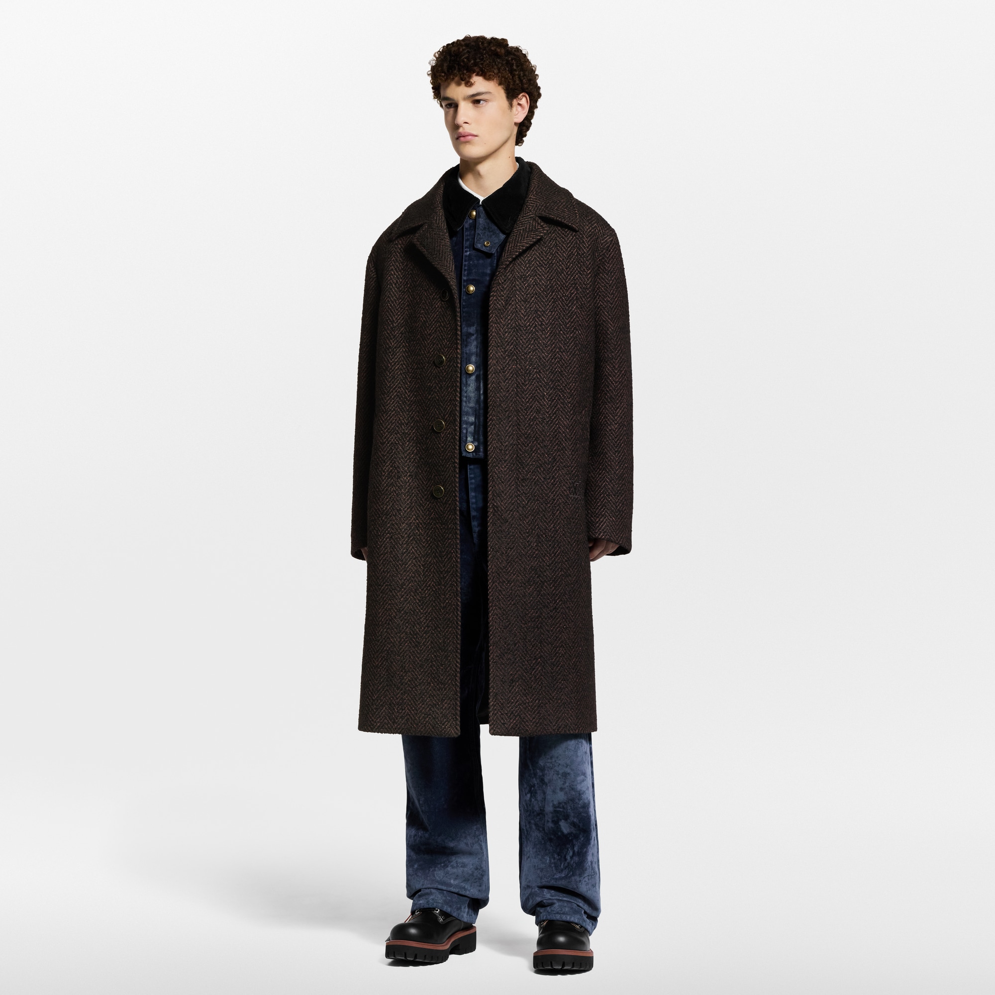 Manteau décontracté à chevrons  Homme Prêt-à-porter Manteaux et blousons | LOUIS VUITTON (Zoom produit)