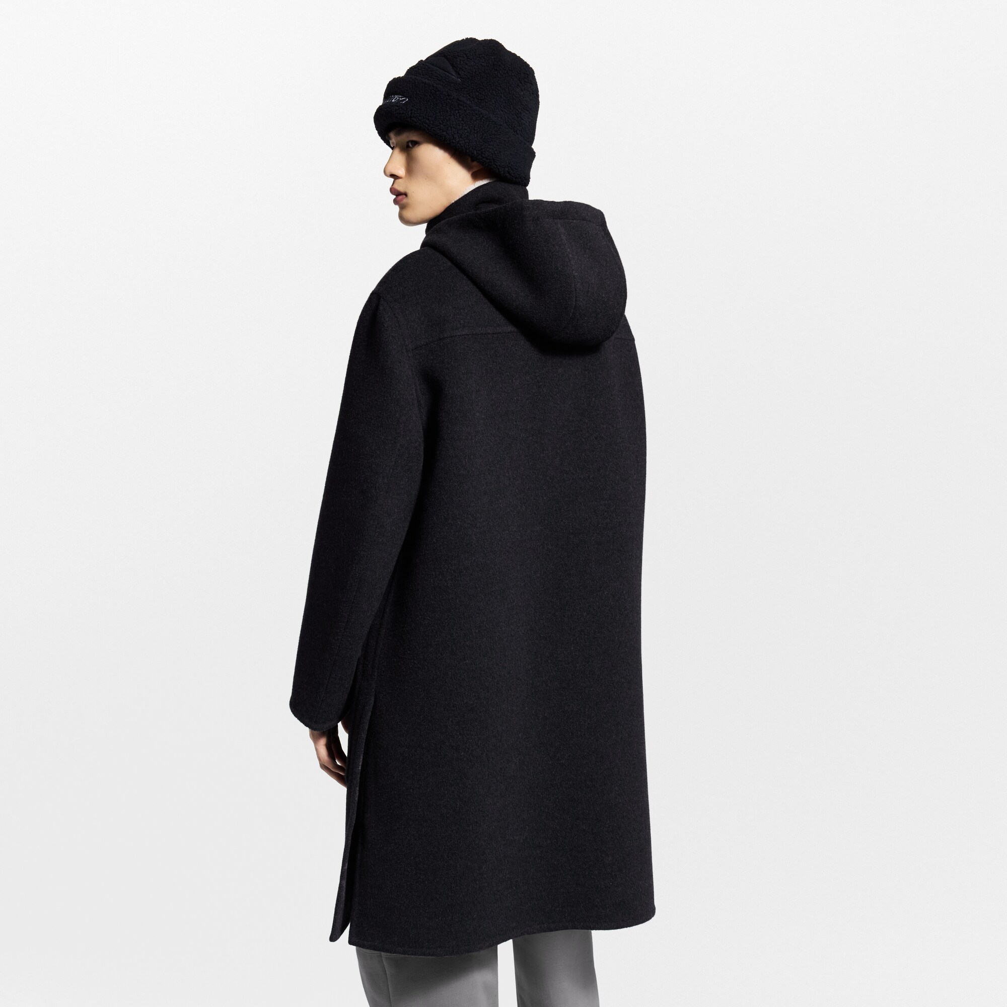 Manteau double-face en cachemire et soie mélangés  Homme Prêt-à-porter Manteaux et blousons | LOUIS VUITTON (Zoom produit)