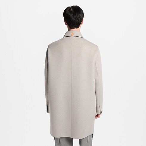 Manteau trois-quarts en cachemire double-face Homme Prêt-à-porter Manteaux et blousons | LOUIS VUITTON (Zoom produit)
