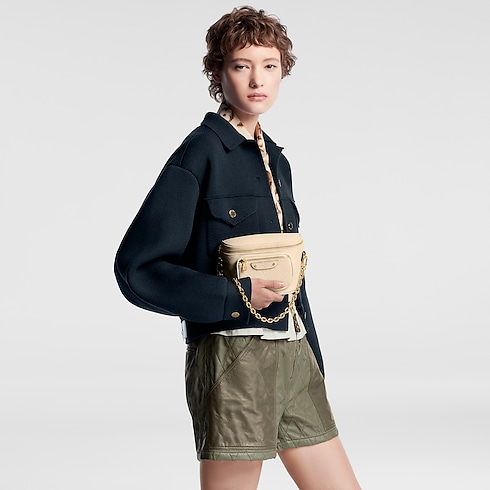 Mini Bumbag Cuir Monogram Empreinte Femme Sacs à main Sacs à main | LOUIS VUITTON (Zoom produit)