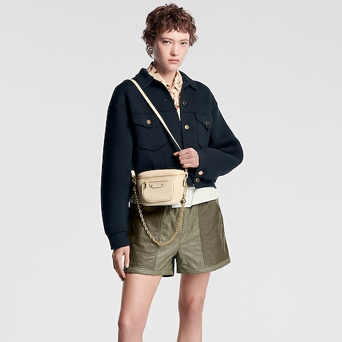 Mini Bumbag Cuir Monogram Empreinte Femme Sacs à main Sacs à main | LOUIS VUITTON (Zoom produit)