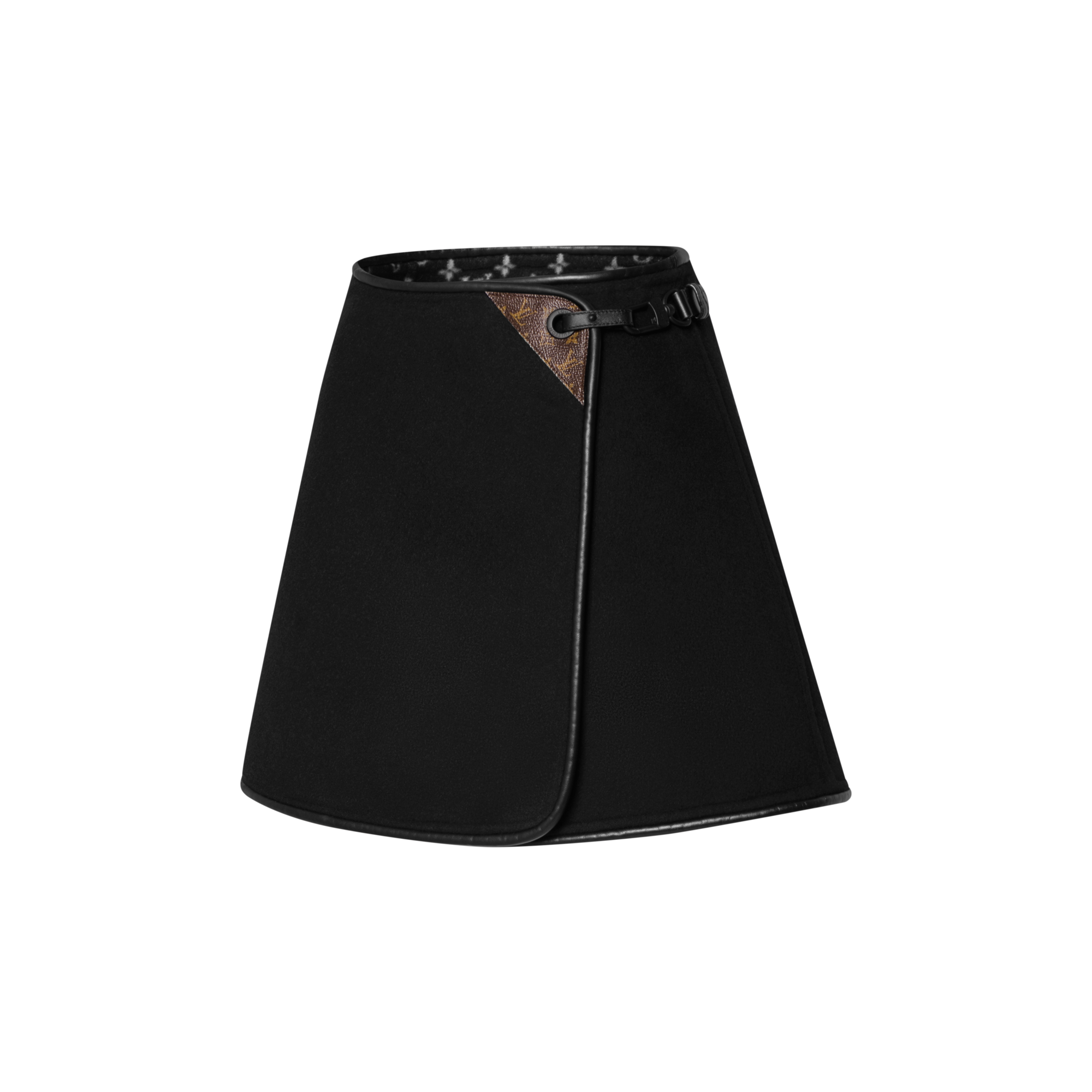 Mini-jupe portefeuille double-face  Femme Prêt-à-porter Jupes et shorts | LOUIS VUITTON (Zoom produit)