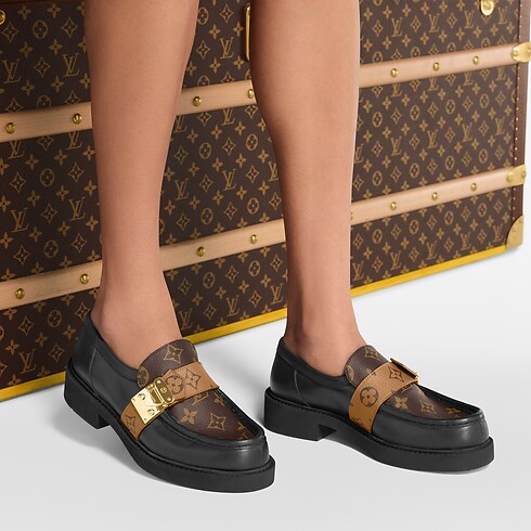 Mocassin Academy Femme Souliers Mocassins et ballerines | LOUIS VUITTON (Zoom produit)