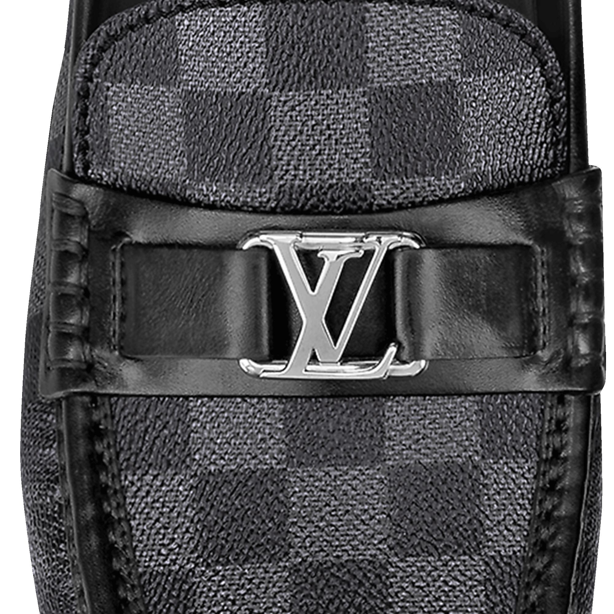 Mocassin Hockenheim Toile Damier Graphite Homme Souliers Tous les souliers | LOUIS VUITTON (Zoom produit)