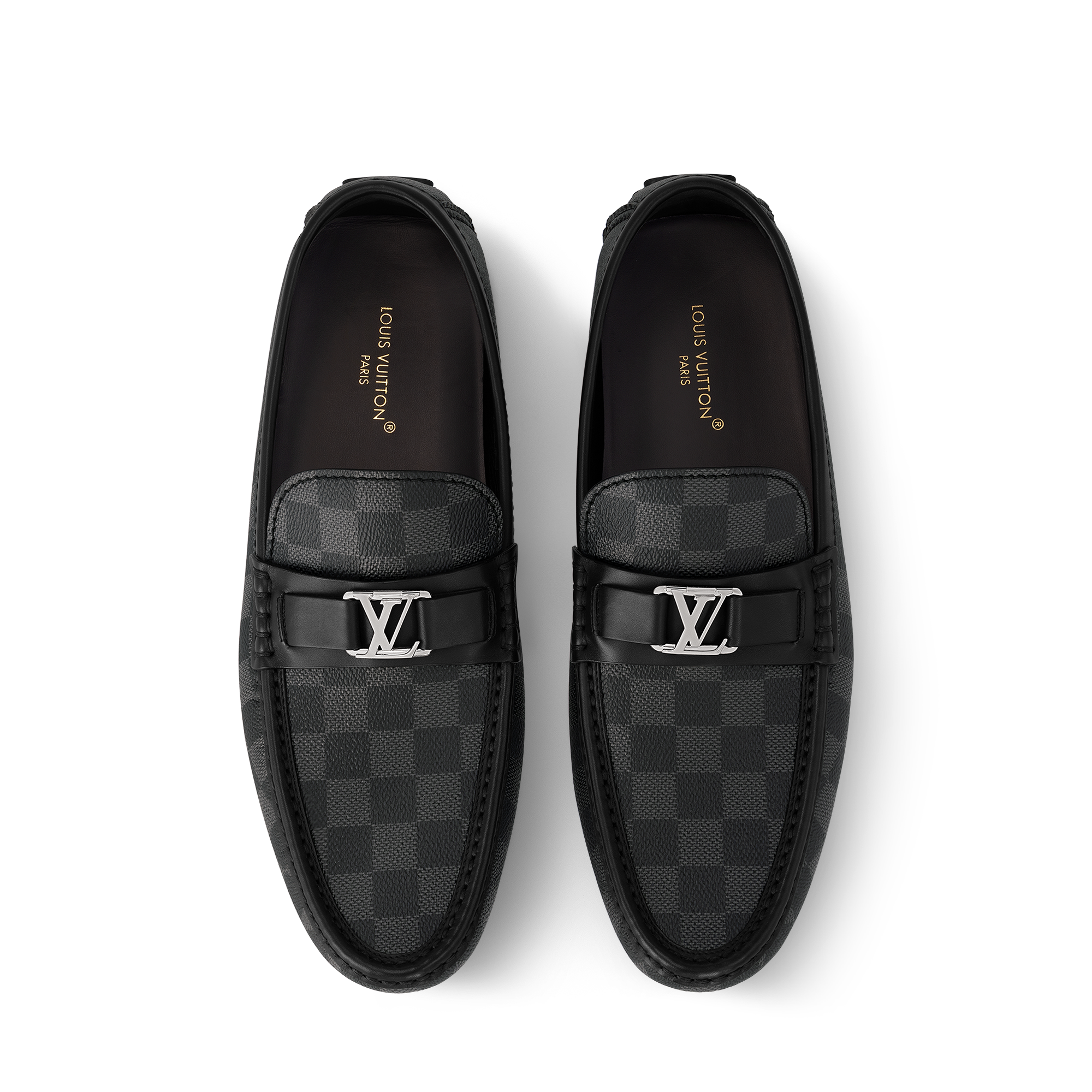 Mocassin Hockenheim Toile Damier Graphite Homme Souliers Tous les souliers | LOUIS VUITTON (Zoom produit)