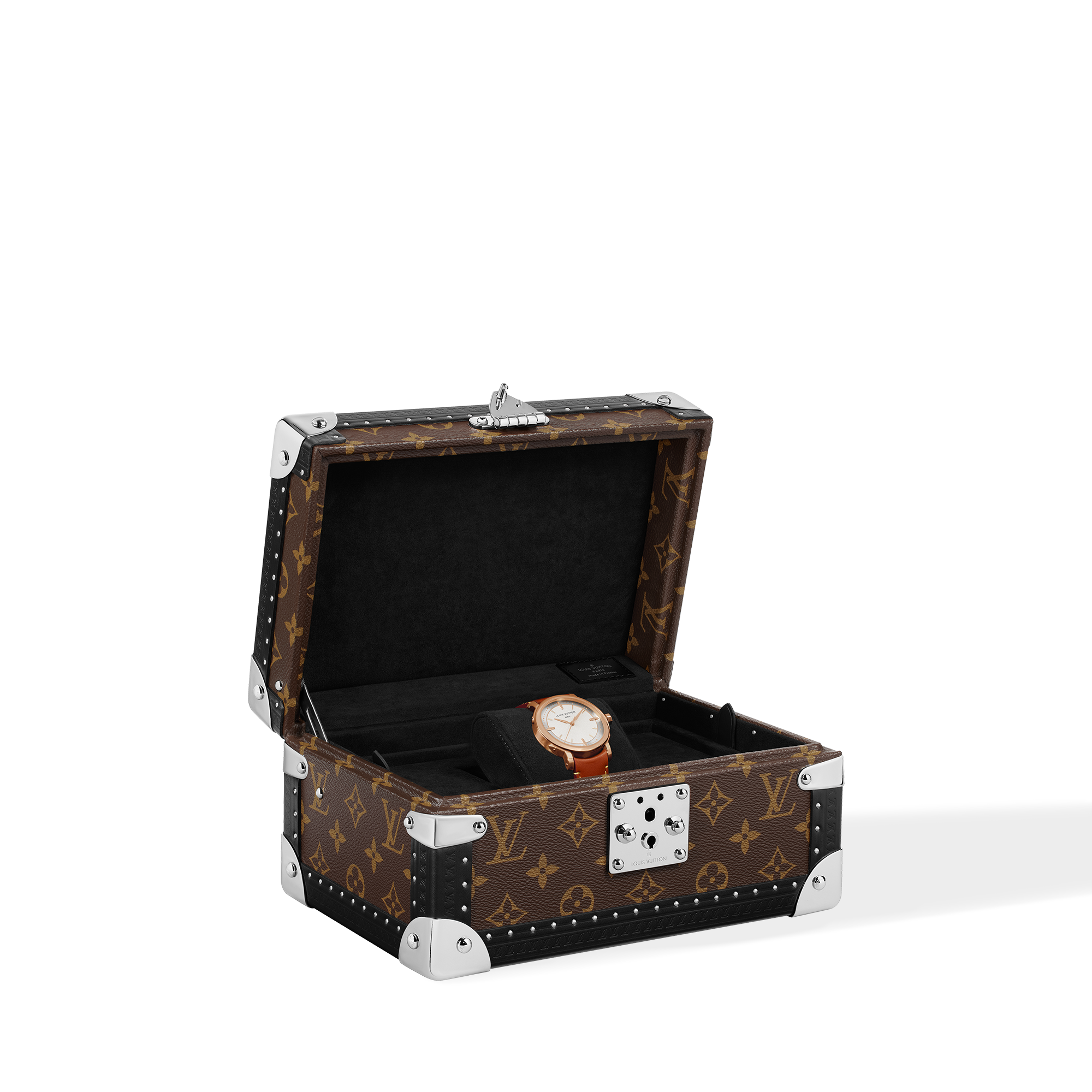 Montre Louis Vuitton Escale, automatique, 39 mm, or rose  Montres Toutes les montres } | LOUIS VUITTON (Zoom produit)