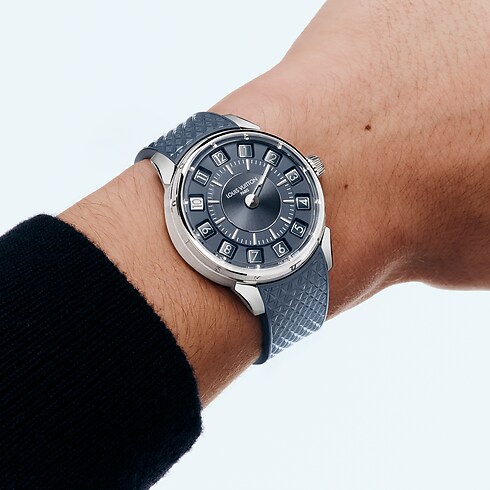Montre Tambour Spin Time, automatique, 39,5 mm, or blanc autre vue